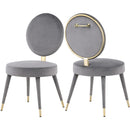Meridian Brandy Dining Chair 580Grey-C IMAGE 1