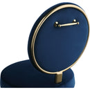  Color_Navy -- Brandy Navy Velvet Upholstered Dining Chair IMAGE 5