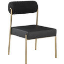  Color_Black/ Brass -- Meridian Carly Dining Chair IMAGE 1