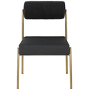 Color_Black/ Brass -- Meridian Carly Dining Chair IMAGE 4
