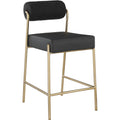  Color_Black/ Brass -- Meridian Carly Counter Height Stool IMAGE 1