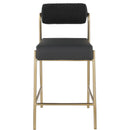  Color_Black/ Brass -- Meridian Carly Counter Height Stool IMAGE 4