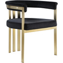  Color_Black/ Brass -- Meridian Marcello Chair IMAGE 1