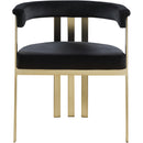  Color_Black/ Brass -- Meridian Marcello Chair IMAGE 4