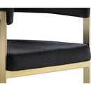  Color_Black/ Brass -- Meridian Marcello Chair IMAGE 6