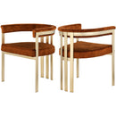 Meridian Marcello Dining Chair 595Cognac-C IMAGE 1
