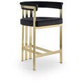  Color_Black/ Brass -- Meridian Marcello Counter Height Stool IMAGE 1