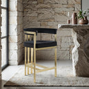  Color_Black/ Brass -- Meridian Marcello Counter Height Stool IMAGE 2