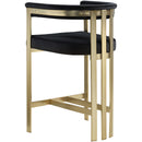  Color_Black/ Brass -- Meridian Marcello Counter Height Stool IMAGE 5