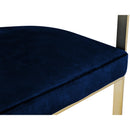  Color_Navy -- Marcello Navy Velvet Upholstered Counter Stool IMAGE 6