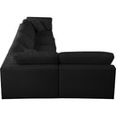  Manufacturer Color_Black -- Meridian Serene Fabric 5 pc Sectional IMAGE 9