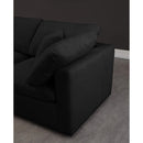  Manufacturer Color_Black -- Meridian Plush Fabric 7 pc Sectional IMAGE 6