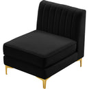  Manufacturer Color_Black -- Meridian Alina Stationary Fabric Chair IMAGE 8