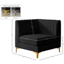  Manufacturer Color_Black -- Meridian Alina Stationary Fabric Chair IMAGE 17