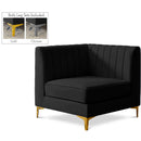  Manufacturer Color_Black -- Meridian Alina Stationary Fabric Chair IMAGE 1