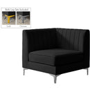  Manufacturer Color_Black -- Meridian Alina Stationary Fabric Chair IMAGE 2