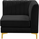  Manufacturer Color_Black -- Meridian Alina Stationary Fabric Chair IMAGE 7