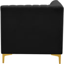  Manufacturer Color_Black -- Meridian Alina Stationary Fabric Chair IMAGE 8