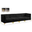  Manufacturer Color_Black -- Meridian Alina Stationary Fabric Sofa IMAGE 17