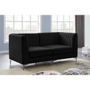  Manufacturer Color_Black -- Meridian Alina Stationary Fabric Sofa IMAGE 4