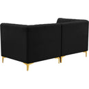  Manufacturer Color_Black -- Meridian Alina Stationary Fabric Sofa IMAGE 5