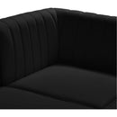  Manufacturer Color_Black -- Meridian Alina Fabric 5 pc Sectional IMAGE 10