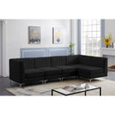  Manufacturer Color_Black -- Meridian Alina Fabric 5 pc Sectional IMAGE 6