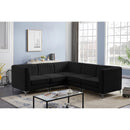  Manufacturer Color_Black -- Meridian Alina Fabric 5 pc Sectional IMAGE 4