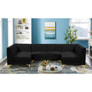  Manufacturer Color_Black -- Meridian Alina Fabric 6 pc Sectional IMAGE 3