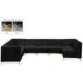  Manufacturer Color_Black -- Meridian Alina Fabric 8 pc Sectional IMAGE 1