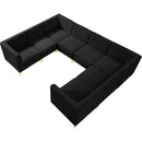  Manufacturer Color_Black -- Meridian Alina Fabric 8 pc Sectional IMAGE 10