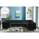  Manufacturer Color_Black -- Meridian Alina Fabric 8 pc Sectional IMAGE 3