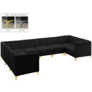  Manufacturer Color_Black -- Meridian Alina Fabric 8 pc Sectional IMAGE 5