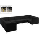 Manufacturer Color_Black -- Meridian Alina Fabric 8 pc Sectional IMAGE 6