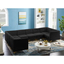  Manufacturer Color_Black -- Meridian Alina Fabric 8 pc Sectional IMAGE 7