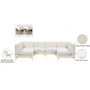 Meridian Alina Cream Velvet Modular Sectional IMAGE 15