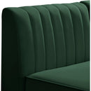  Manufacturer Color_Green -- Alina 116.5" Green Velvet Upholstered 8 pc Modular Sectional IMAGE 12