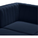  Manufacturer Color_Navy -- Alina Navy Velvet Upholstered Modular Corner Chair IMAGE 11