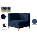  Manufacturer Color_Navy -- Alina Navy Velvet Upholstered Modular Corner Chair IMAGE 18