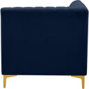  Manufacturer Color_Navy -- Alina Navy Velvet Upholstered Modular Corner Chair IMAGE 8