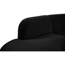 Manufacturer Color_Black -- Meridian Rosa Fabric 3 pc Sectional IMAGE 11