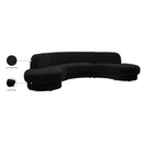  Manufacturer Color_Black -- Meridian Rosa Fabric 3 pc Sectional IMAGE 14