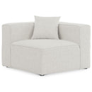  Manufacturer Color_Cream -- Meridian Cube Stationary Fabric Chair IMAGE 1
