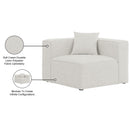  Manufacturer Color_Cream -- Meridian Cube Stationary Fabric Chair IMAGE 8