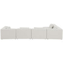  Manufacturer Color_Cream -- Meridian Cube Fabric 5 pc Sectional IMAGE 6