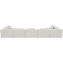  Manufacturer Color_Cream -- Meridian Cube Fabric 7 pc Sectional IMAGE 3