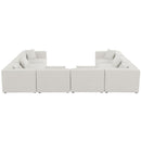  Manufacturer Color_Cream -- Meridian Cube Fabric 8 pc Sectional IMAGE 3