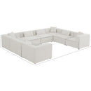  Manufacturer Color_Cream -- Meridian Cube Fabric 8 pc Sectional IMAGE 9