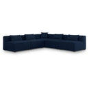  Manufacturer Color_Navy -- Cube 108" Navy Fabric Upholstered 5 pc Modular Sectional IMAGE 1