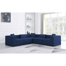  Manufacturer Color_Navy -- Cube 108" Navy Fabric Upholstered 5 pc Modular Sectional IMAGE 2